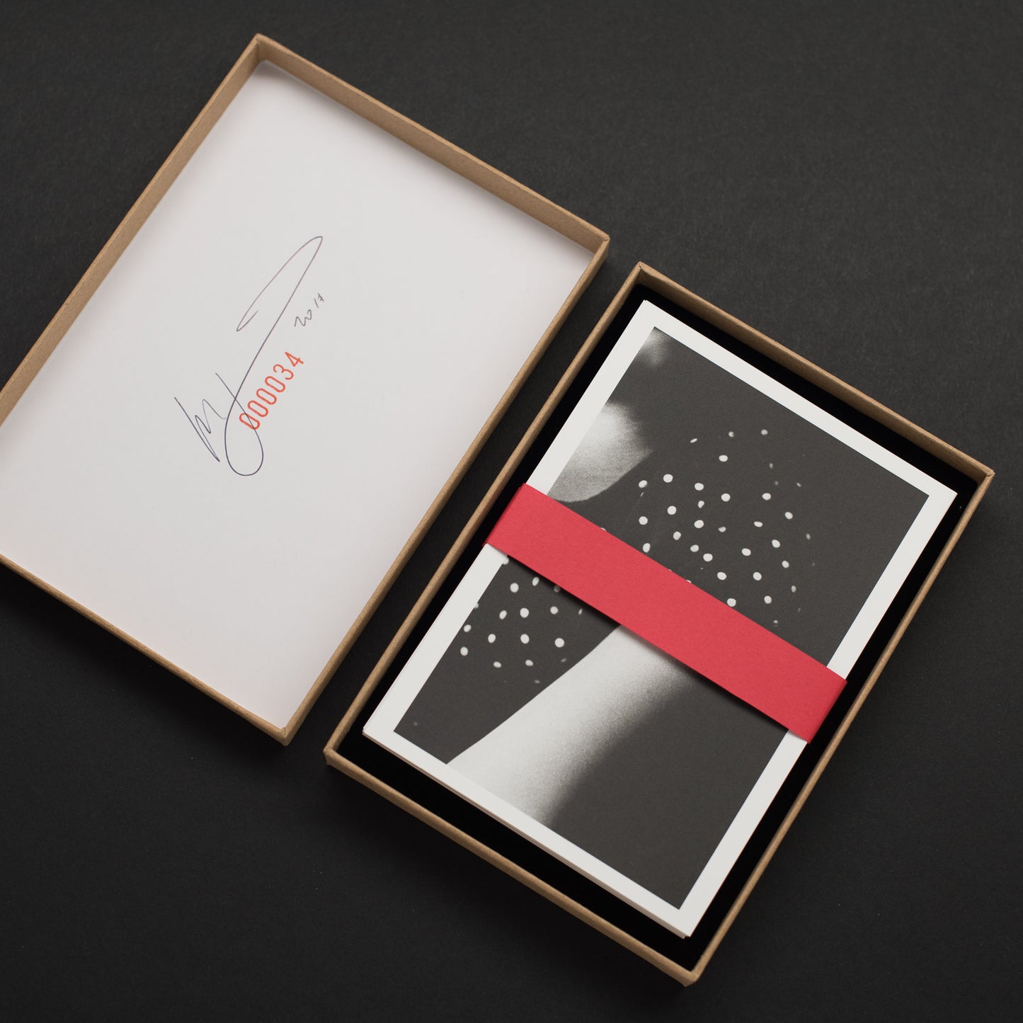 Limited edition of 100 boxes, signed and numbered