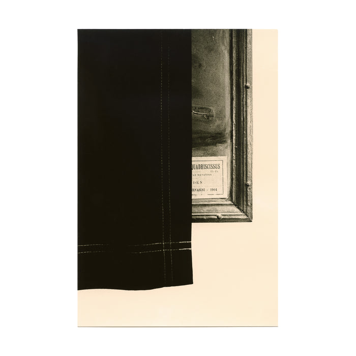 Untitled (curtain and frame)
